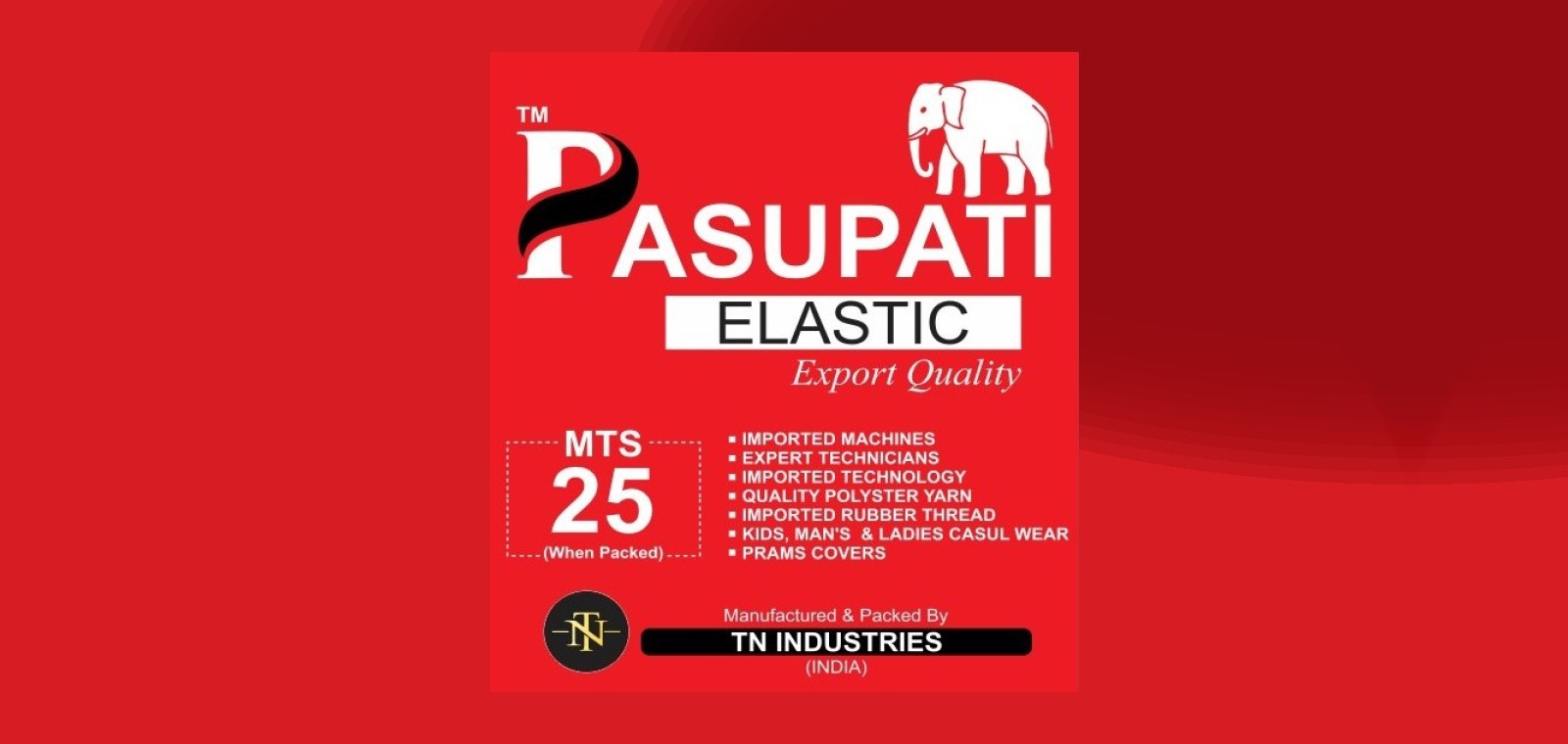 Pasupathi Elastic — garment elastic for garment production